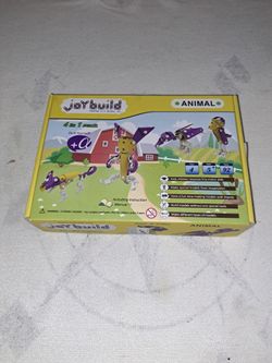 Brand New Open Box Joy Build Creative D.I.Y Animal Model Kit For Ages  5+ (Helps Children Improve Fine Motor Skills ) Makes A Terrific Gift