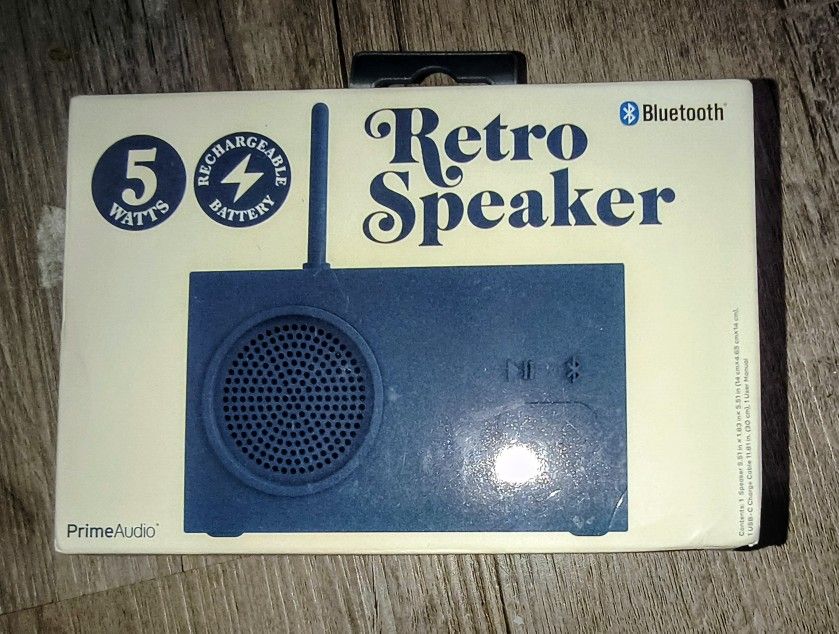 Prime Audio Retro Bluetooth Speaker