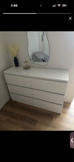 White dresser