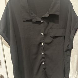 Plus Size Button Up