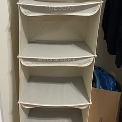 Monday-Friday Closet Clothes Organizer 