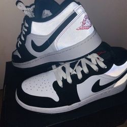 Tenis Air Jordan White/fire Red-black