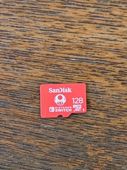 Micro SD card for switch (128 gb)