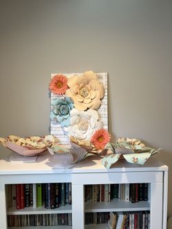 Paper Wall Flowers