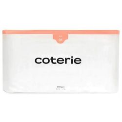 Box Of 3-Packs Of Size 1 Coterie Diapers