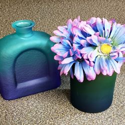 Heavyweight Jar & Potted Flower Set 