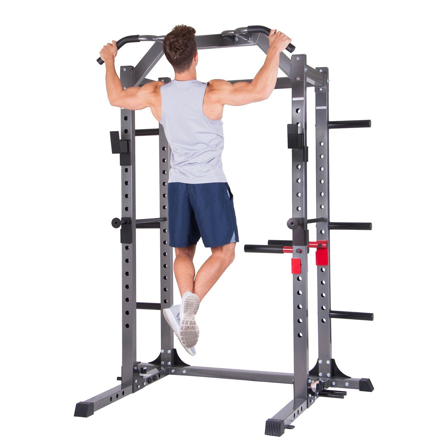 Deluxe Power Rack Cage System Home Gym Exercise Equipment