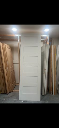 Bedroom door bathroom doors closet door 6 panels shaker 30x96solid core. Barn doors  I have a beautiful interior door measuring 30”x96” shake mid cent