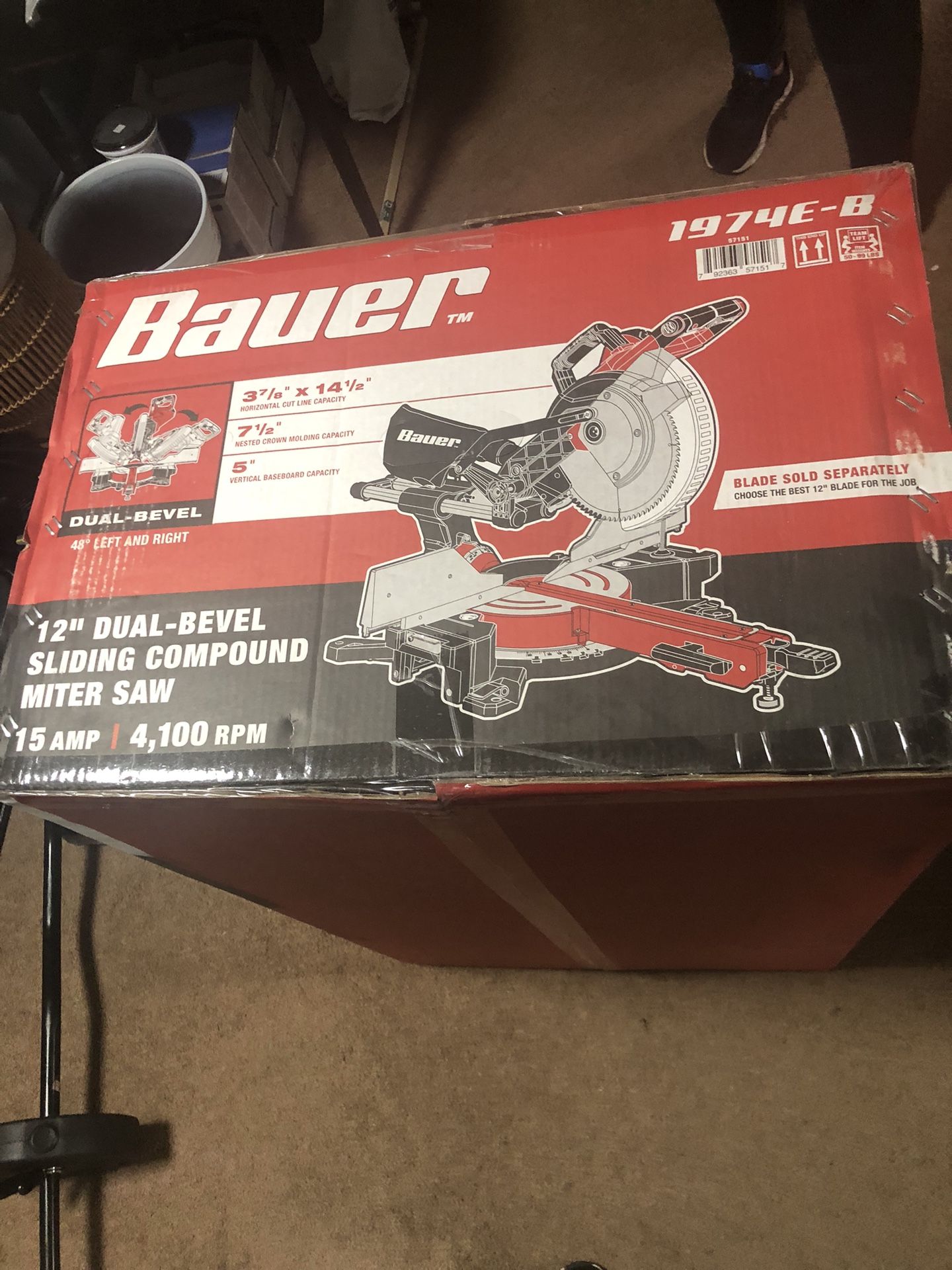 Bauer saw 15amp