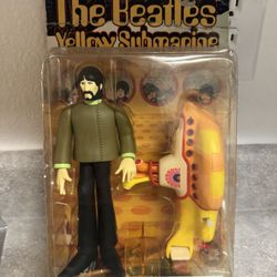The Beatles George Yellow Submarine McFARLANE TOYS Action Figure NEW 4F34