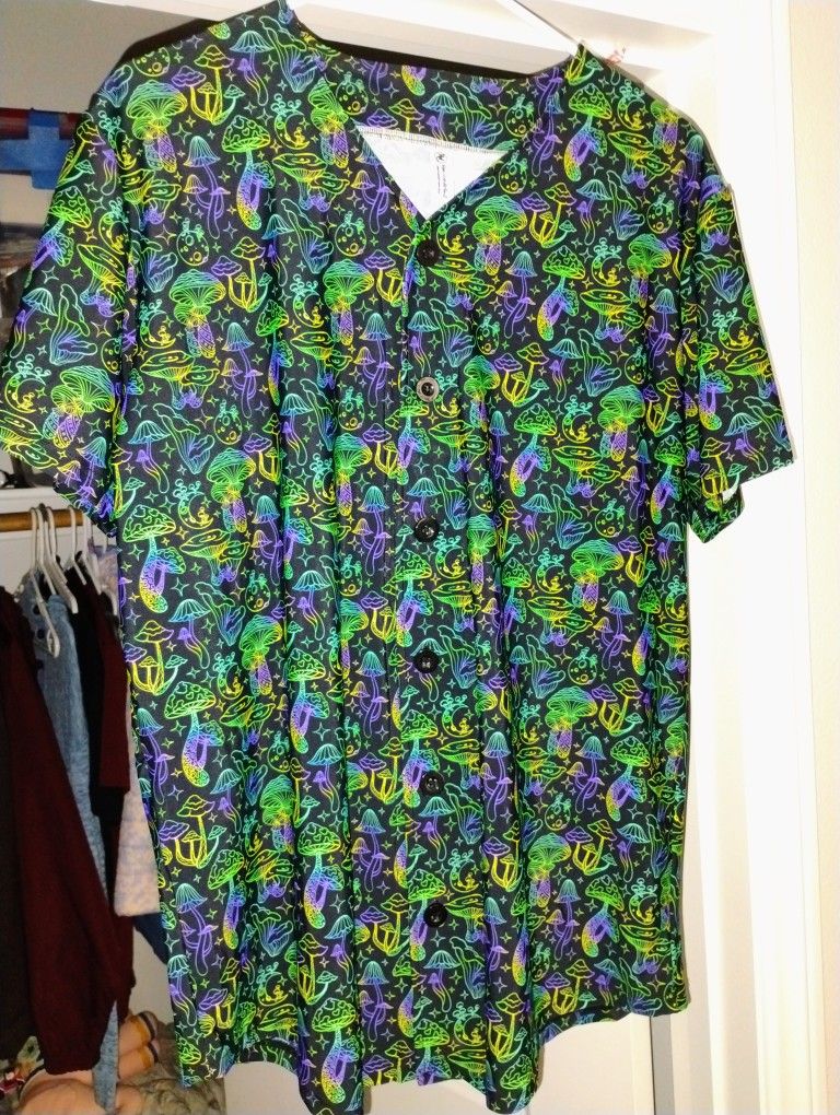 Rave Wonderland Mushroom Jersey