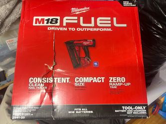 Milwaukee finish nailer 16 g angle
