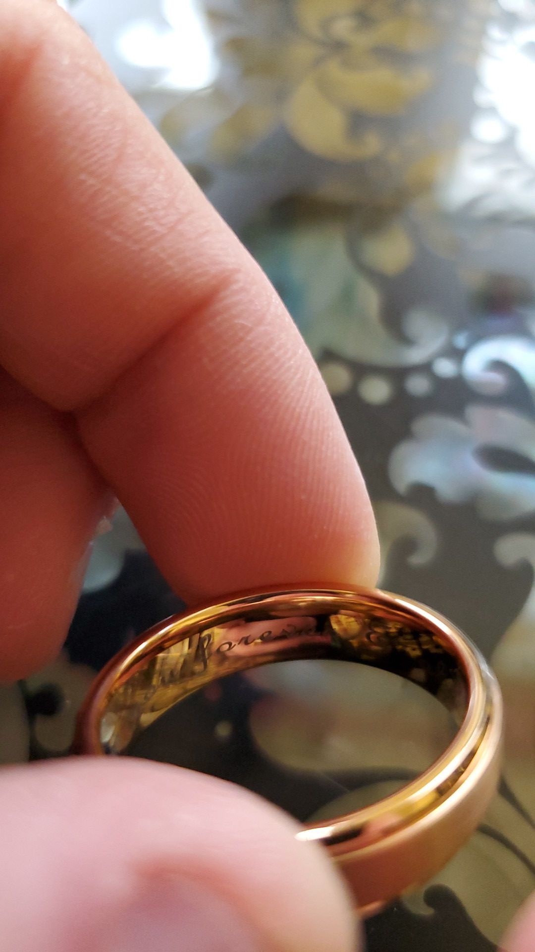 Wedding engagement ring male