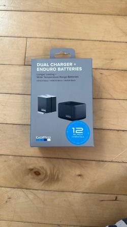 GoPro Dual Charger + 2 Enduro Batteries – Brand New – $85