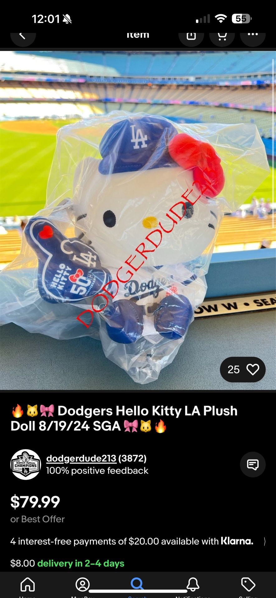 Hello Kitty Plushie