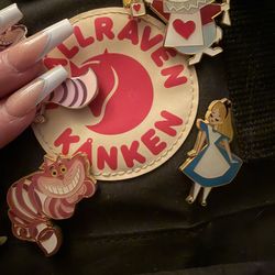 Alice in wonderland pins