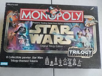 Star Wars Original Trilogy Collection Monopoly Bord Game