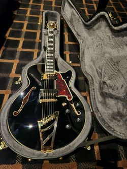 D'Angelico Excel SS Black Electric Guitar