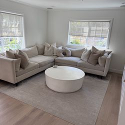 CB2 plaster coffee table