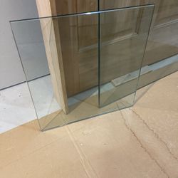 1/2 Inch Thick Beveled Glass For Table/shelves