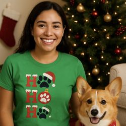 Ho Ho Ho Dog Lovers Christmas Shirt
