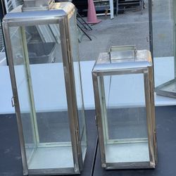 🔥 HUGE BARGAIN: Modern Stainless Lanterns (20" & 12") – Save $150+