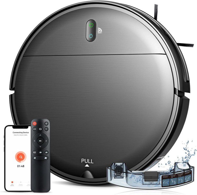 BR151 Robot Vacuum and Mop Combo, 2 in 1 Mopping Robot Vacuum Cleaner 
ADO #:B-1622
Used.Price is Firm.

