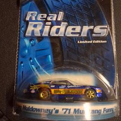 Hot Wheels Real Riders Shirley Muldowneys 71 Mustang Funny Car
