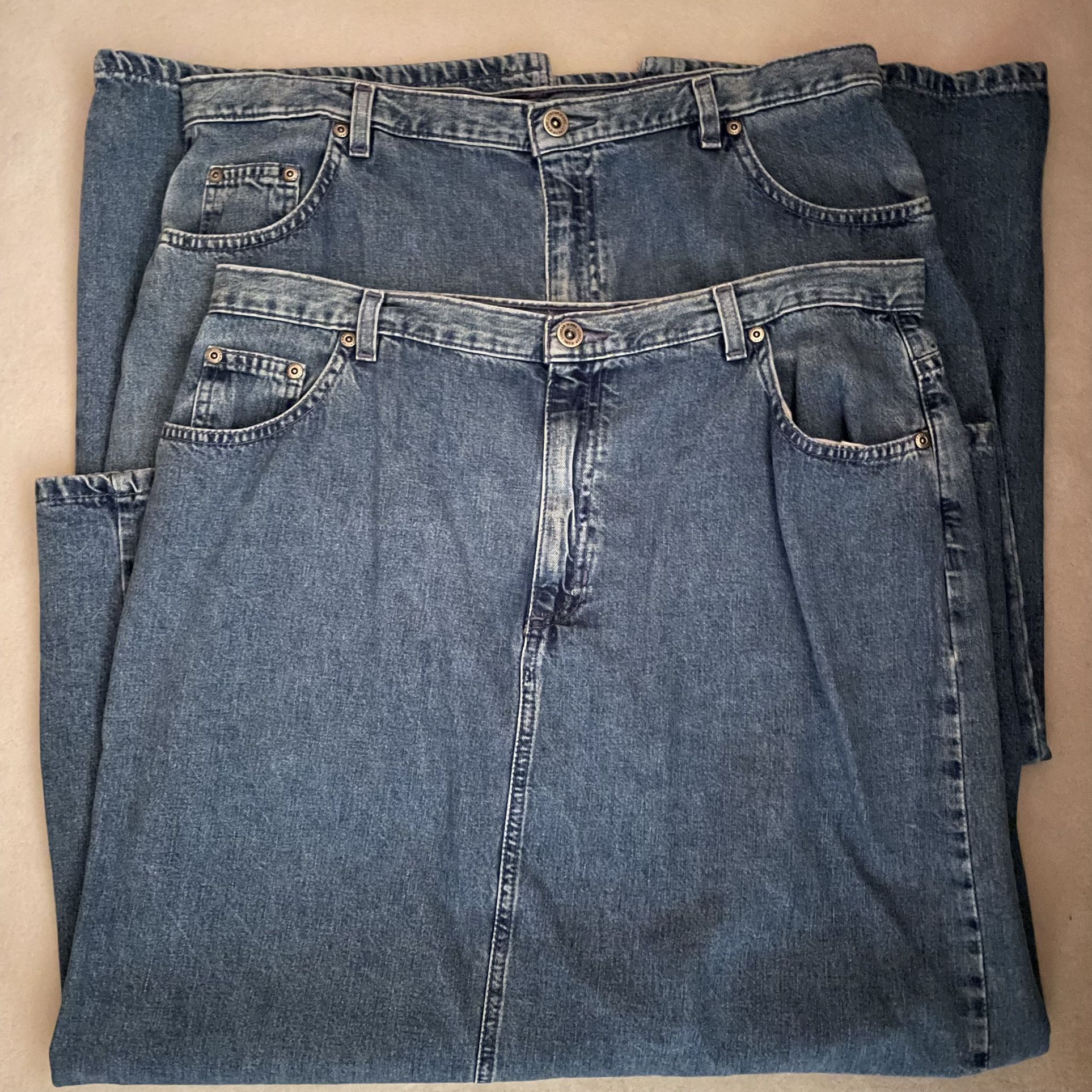 Set of 2 Liz Claiborne Maxi Jean Skirts, Size 16
