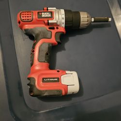 Black & Decker Cordless Drill Driver 12v