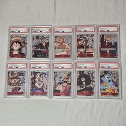 Sequential Piece 25th Anniversary Complete Set Psa 10