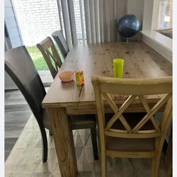 Serious Buyers Only Dining Table With Chairs 