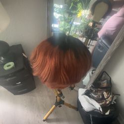 Pixie 6” Ginger Human Hair  Lace 