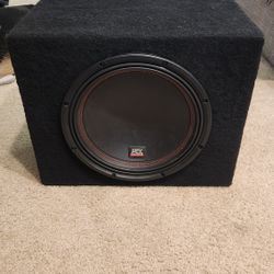 400w MTX Subwoofer & Box