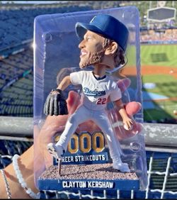 Clayton Kershaw 3000 Strikeout Bobblehead Dodgers 2025 SGA