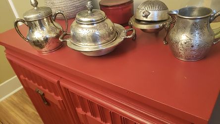 Silver tea set
