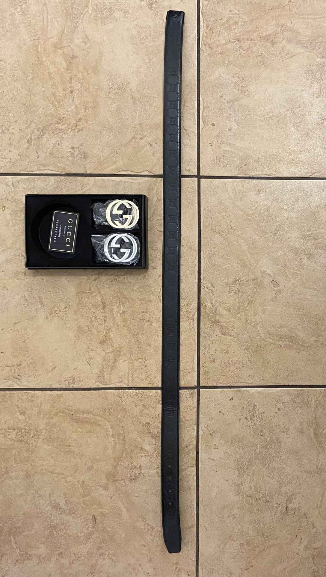 Gold And Silver Headed GG Belt