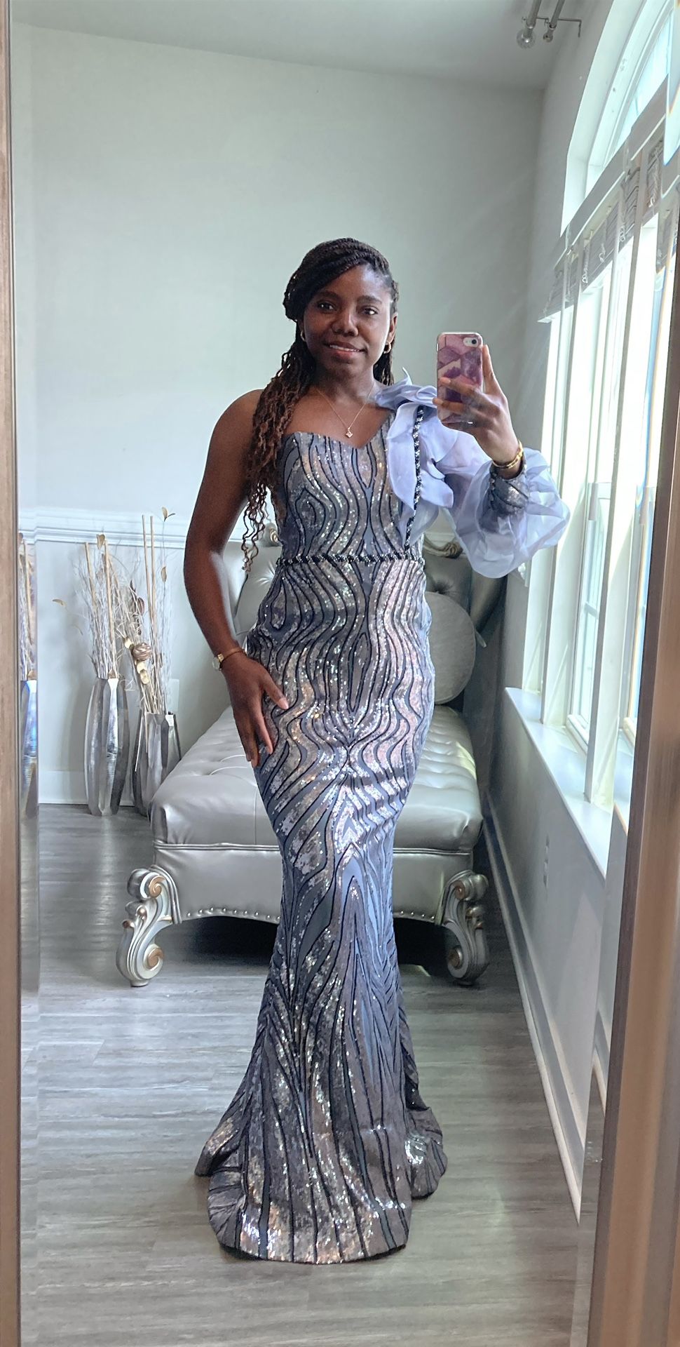 Silver Mermaid Dress