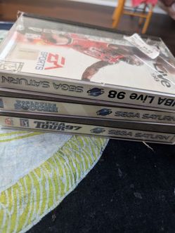 Sega Saturn 3 games $45