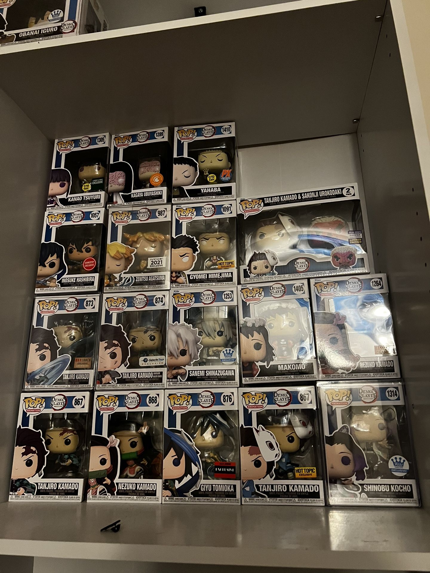 demon slayer funko lot