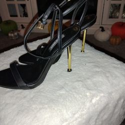 Black And Gold Leather Nine West