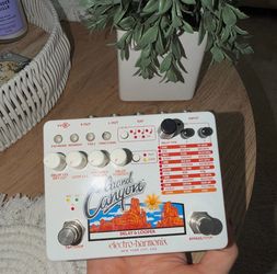 Electro-Harmonix Grand Canyon Delay and looper - White/ Graphic