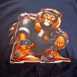 Lion Chillin With Js On 