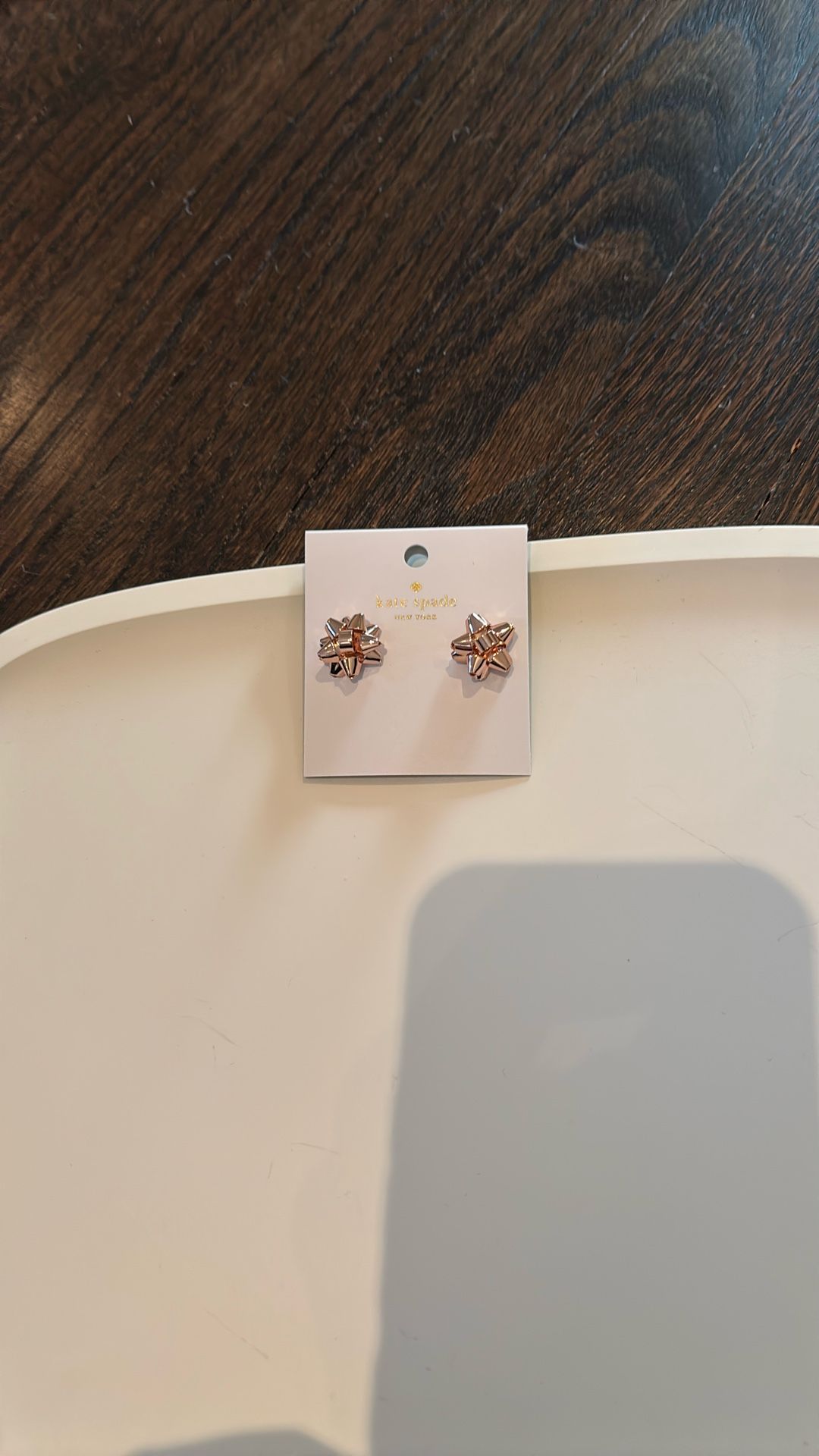 Kate Spade Holiday Ribbon Bow Earrings