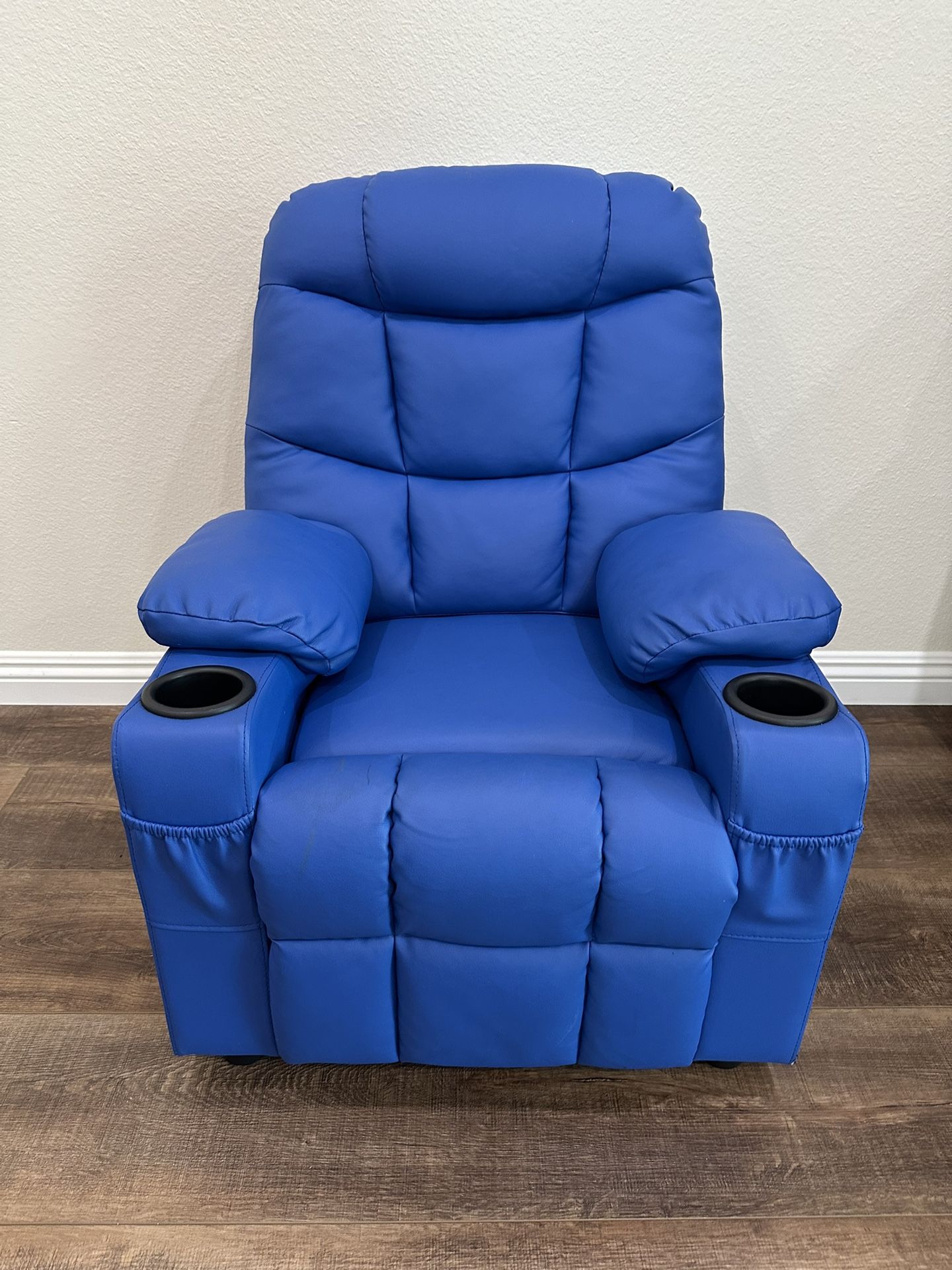 Little Kid Blue Recliner Chair