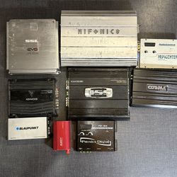 Car Audio Amplifier Lot – Hifonics, AudioControl Epicenter, Orion, Kenwood, SSL, Blaupunkt