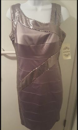 New with tag Silver Dress Size 6 