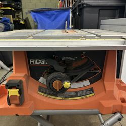 Table Saw And Sliding Miter Saw