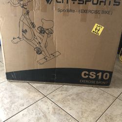 New Black And Blue Citysports Exercise Spin Bike