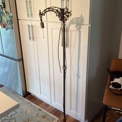 Antique Copper Floor Lamp